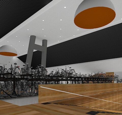 Fietsenstalling Bijlmer ArenA | toepassing van simulaties en augmented reality