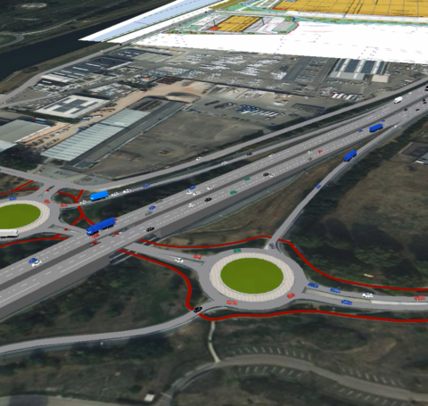 Dynamisch verkeersmodel van duurzaam bedrijventerrein De Loop