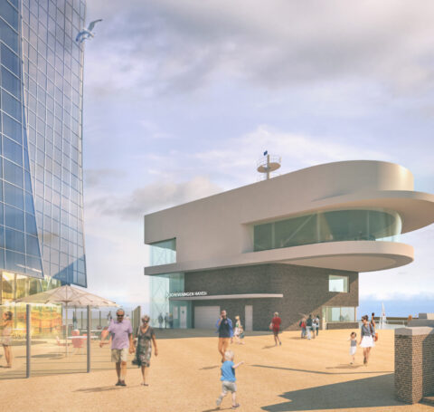 Nieuwe bediencentrale blikvanger op de Scheveningse boulevard