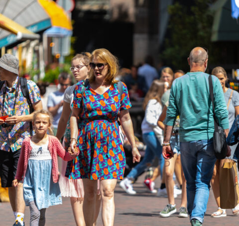 Crowdsimulatie Koningsdag- en nacht Utrecht