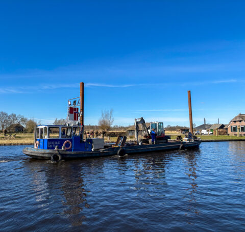 Waterbodemonderzoek in De Weerribben