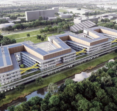 Technische ontwerpen binnentuinen Feringa building Zernike