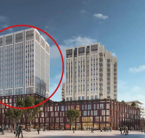 Nieuw kantoortoren Lorentz Leiden