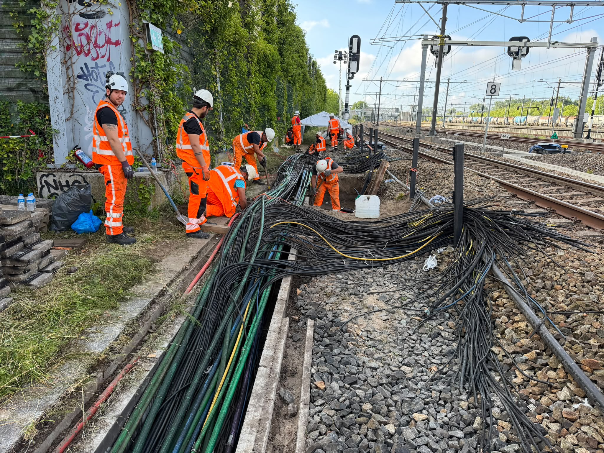 Kabelbrand Rotterdam Treinbeveiliging